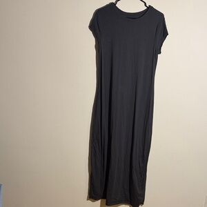 Long Dark Grey Women's Maxi Dress